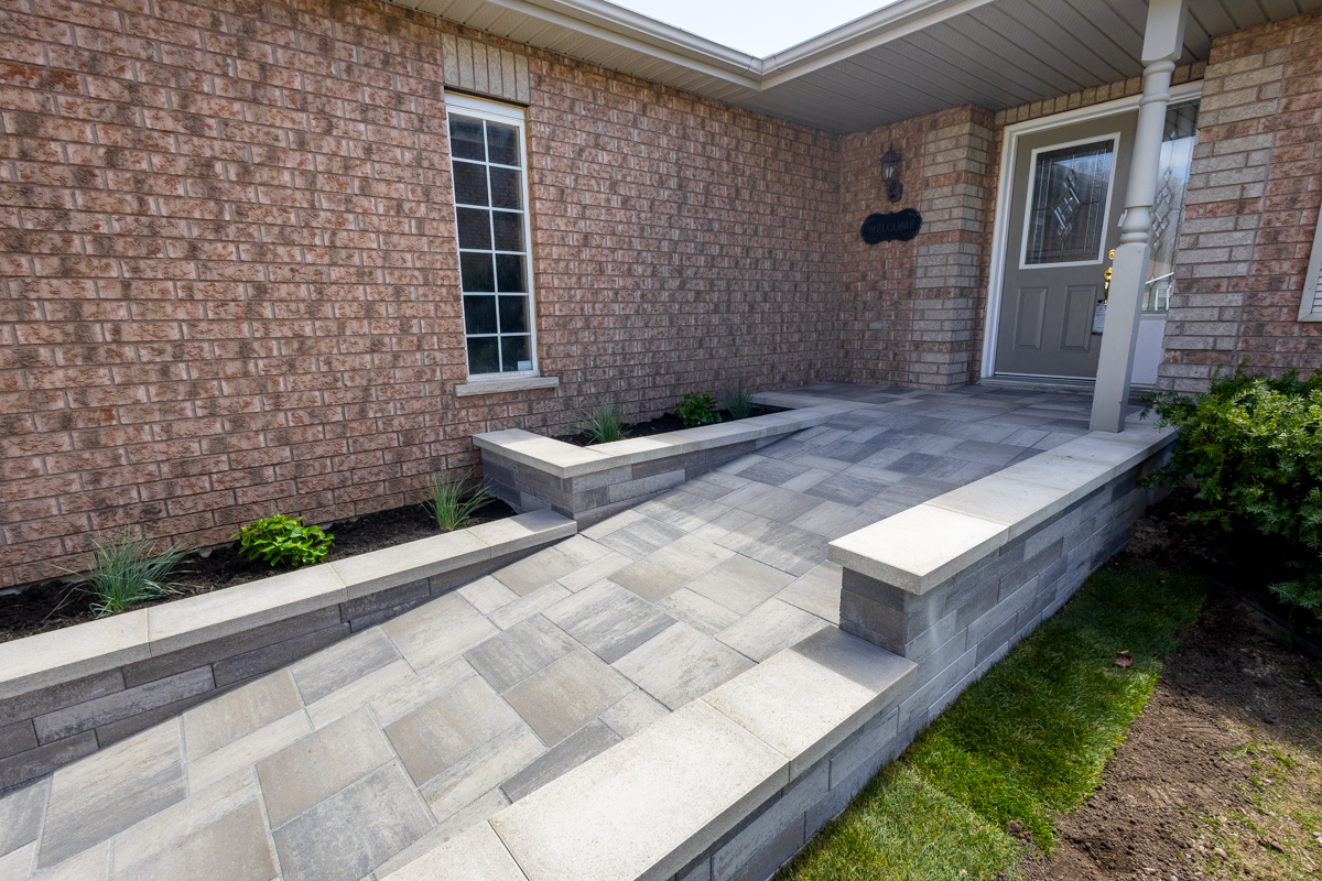MK Landscaping patio project