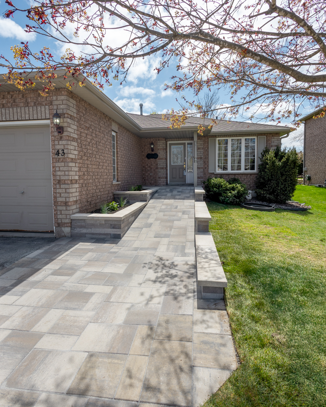 MK Landscaping patio project