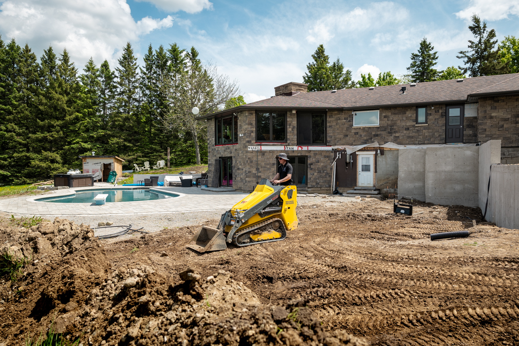 MK Landscaping patio project